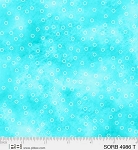 Sorbet Tossed Dots 4986 T Teal P and B Textiles
